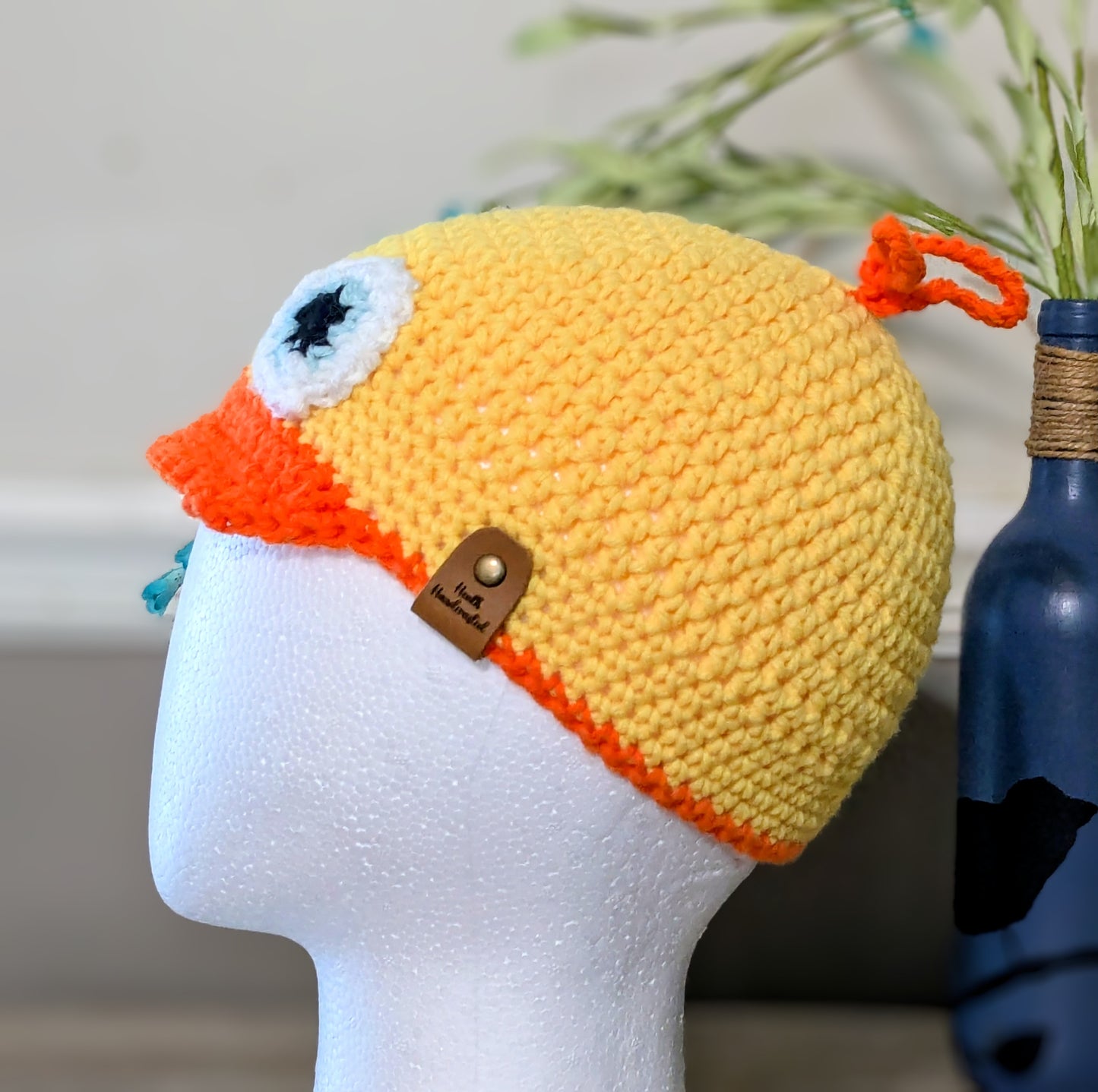 Crochet Duck Cap – Handmade Adorable Hat