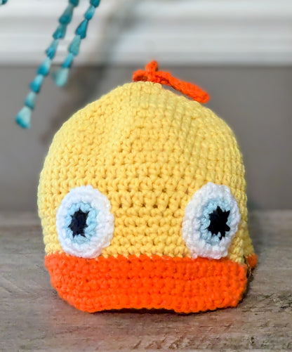 Crochet Duck Cap – Handmade Adorable Hat